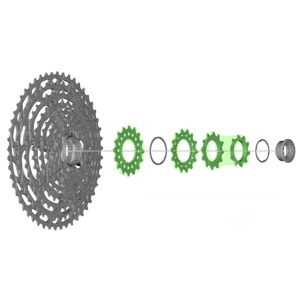 1Piñones de cassette SHIMANO Deore, SLX, XT, XTR 12v - CS-M9100
