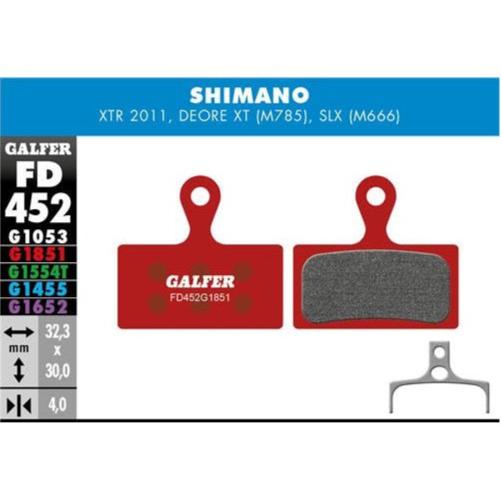 GALFER Pastillas de Freno Disco FD452 - Shimano XTR 2011 BR-M985, Deore XT BR-M785, SLX M666