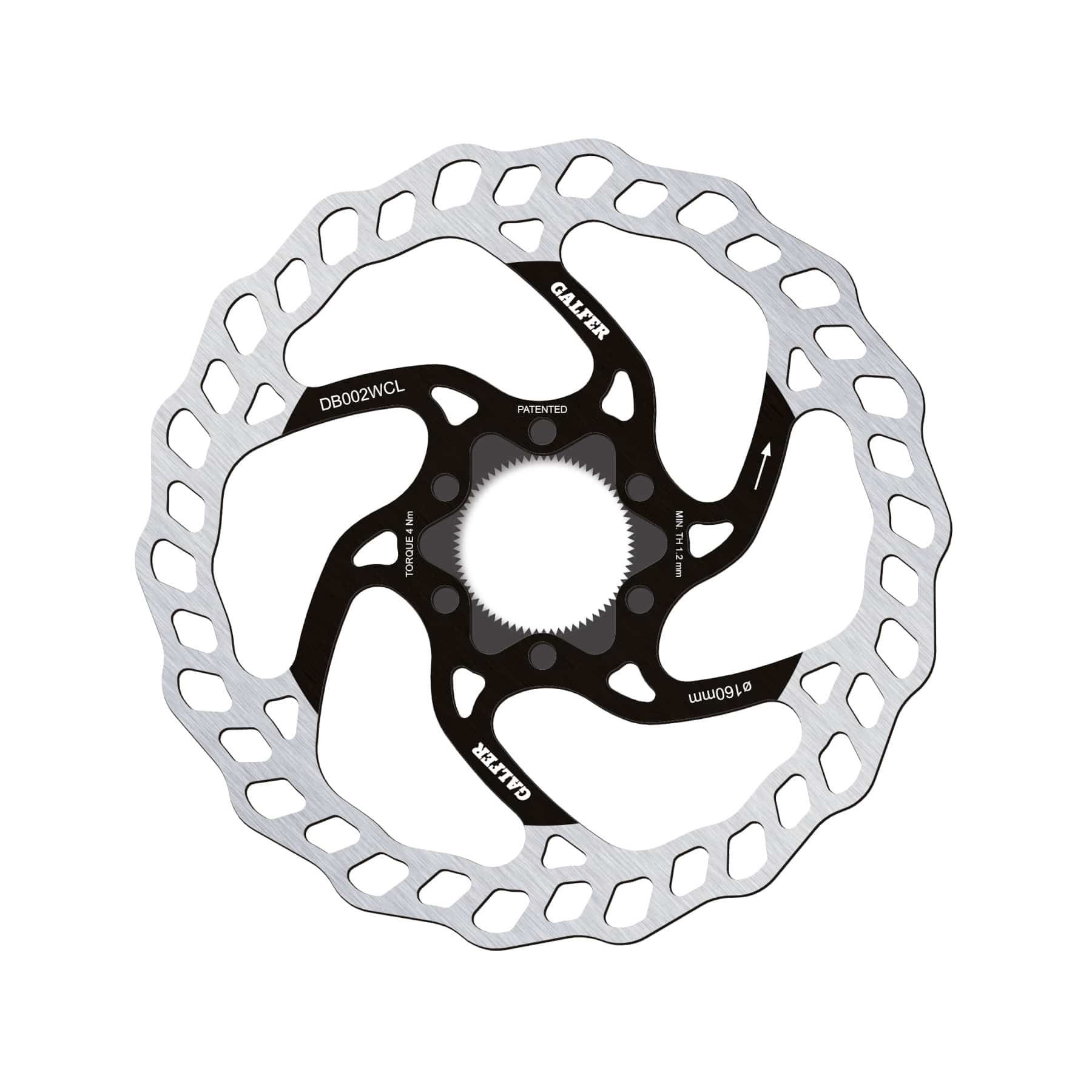 GALFER DISCO DE FRENO 1.8MM - Centerlock