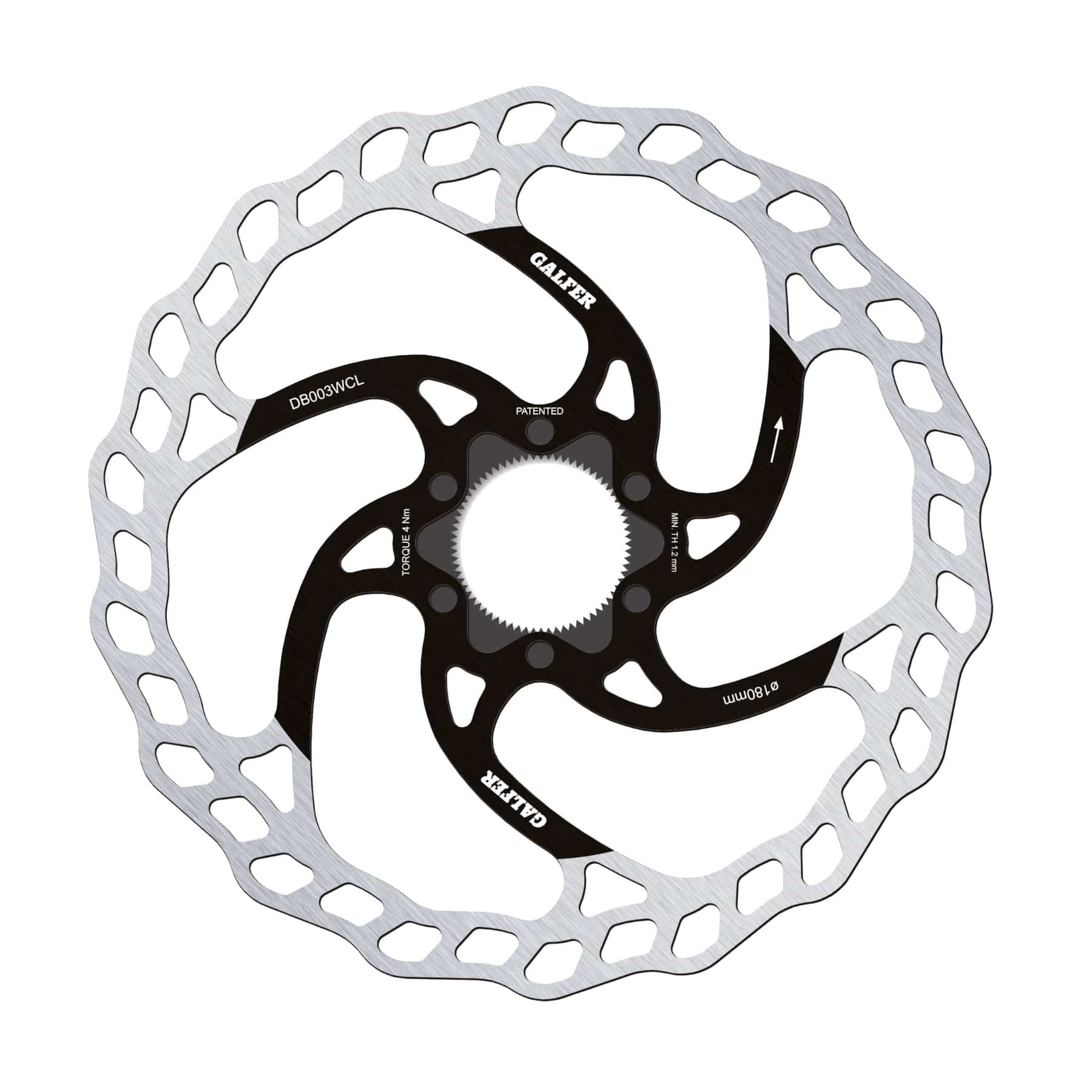 GALFER DISCO DE FRENO 1.8MM - Centerlock