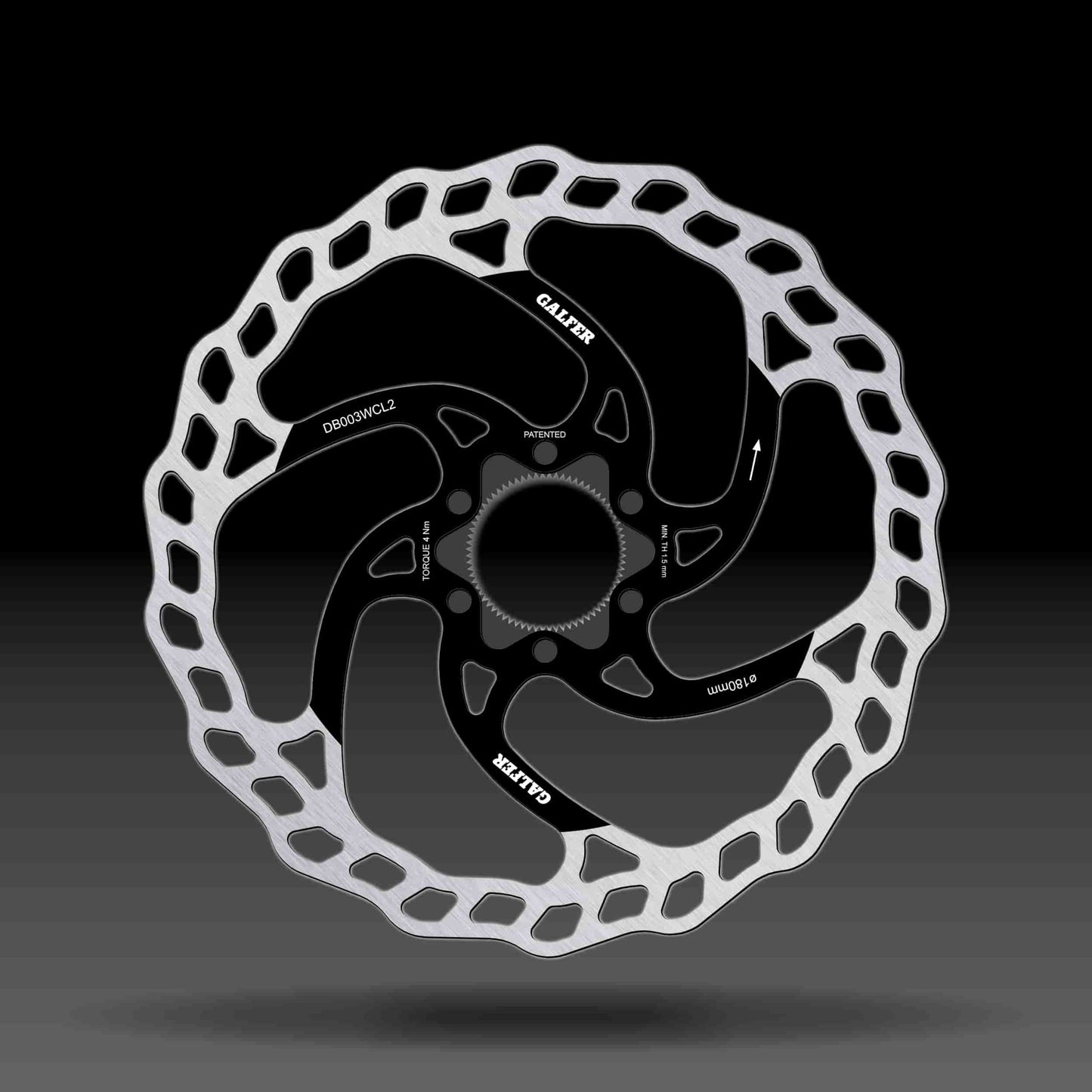 GALFER DISCO DE FRENO 2.0MM - Centerlock