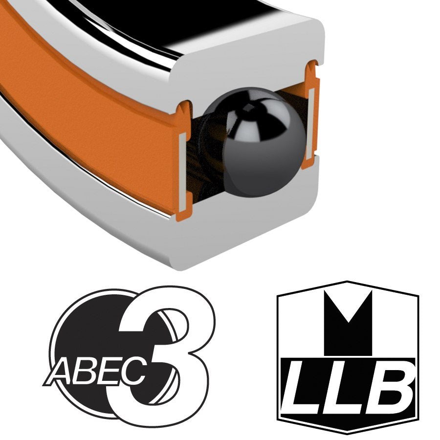 ENDURO BEARINGS Rodamiento buje 6001 LLB - ABEC 3 - 12x28x8mm