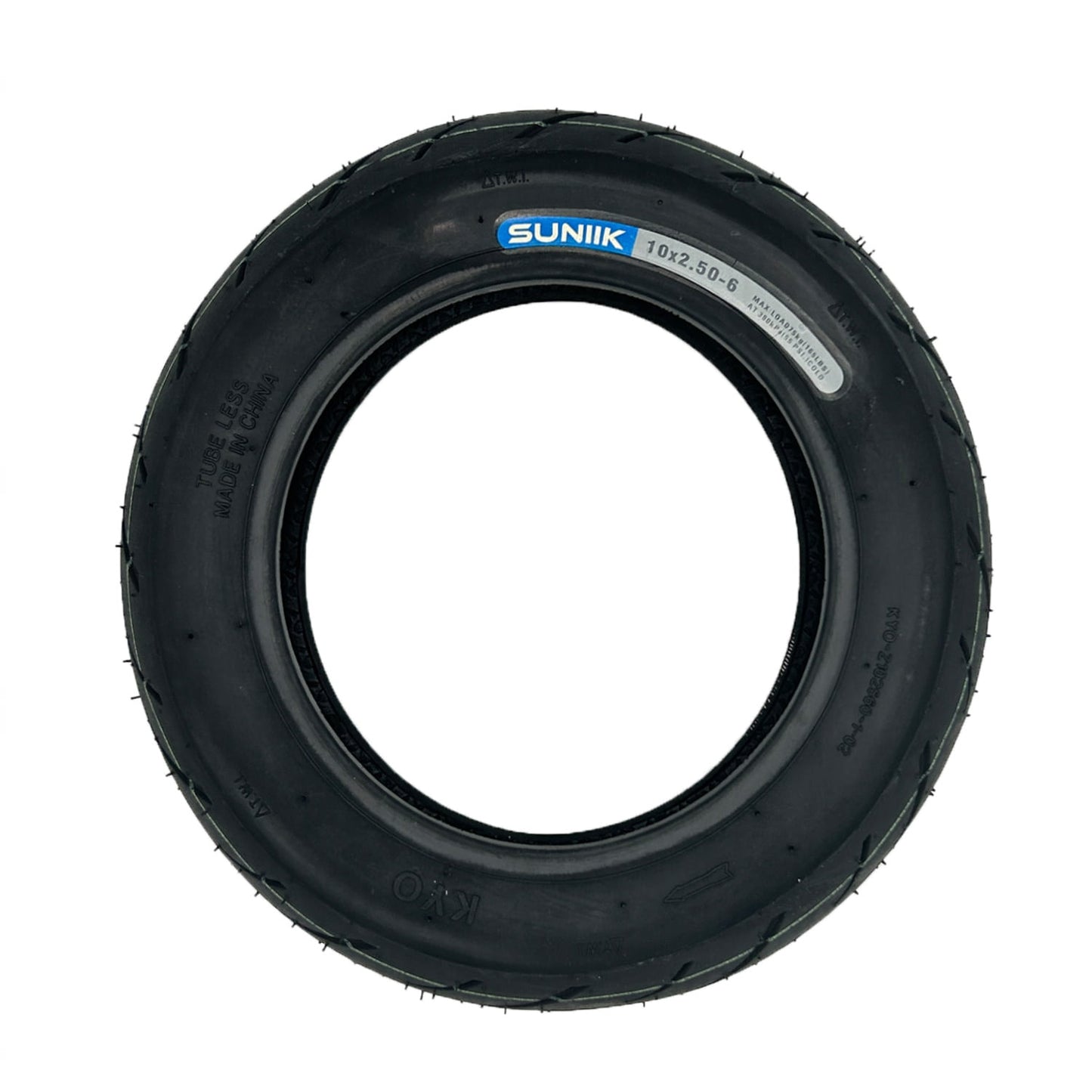SUNIIK Neumático Cubierta 10×2.50-6 tubetype