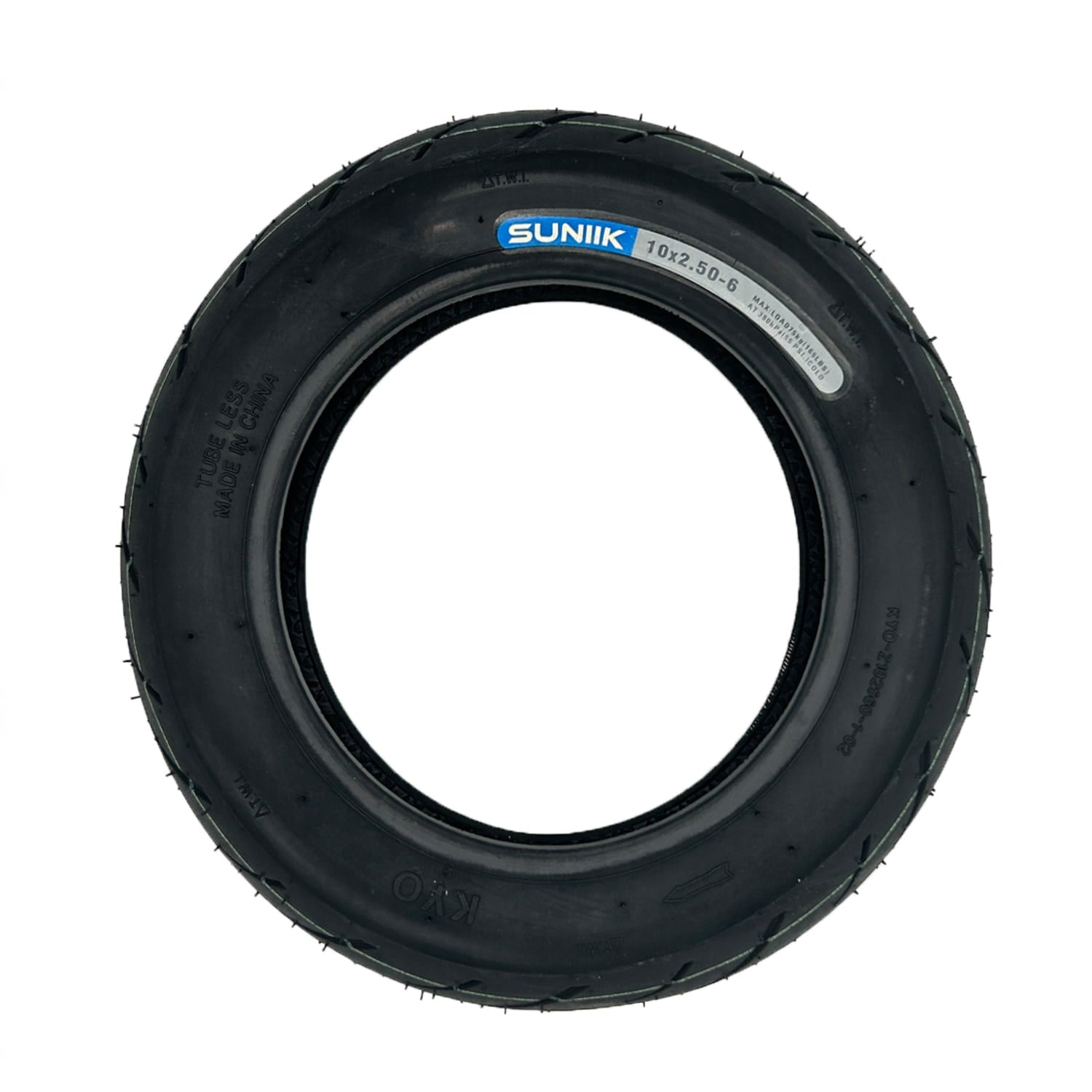 SUNIIK Neumático Cubierta 10×2.50-6 tubetype