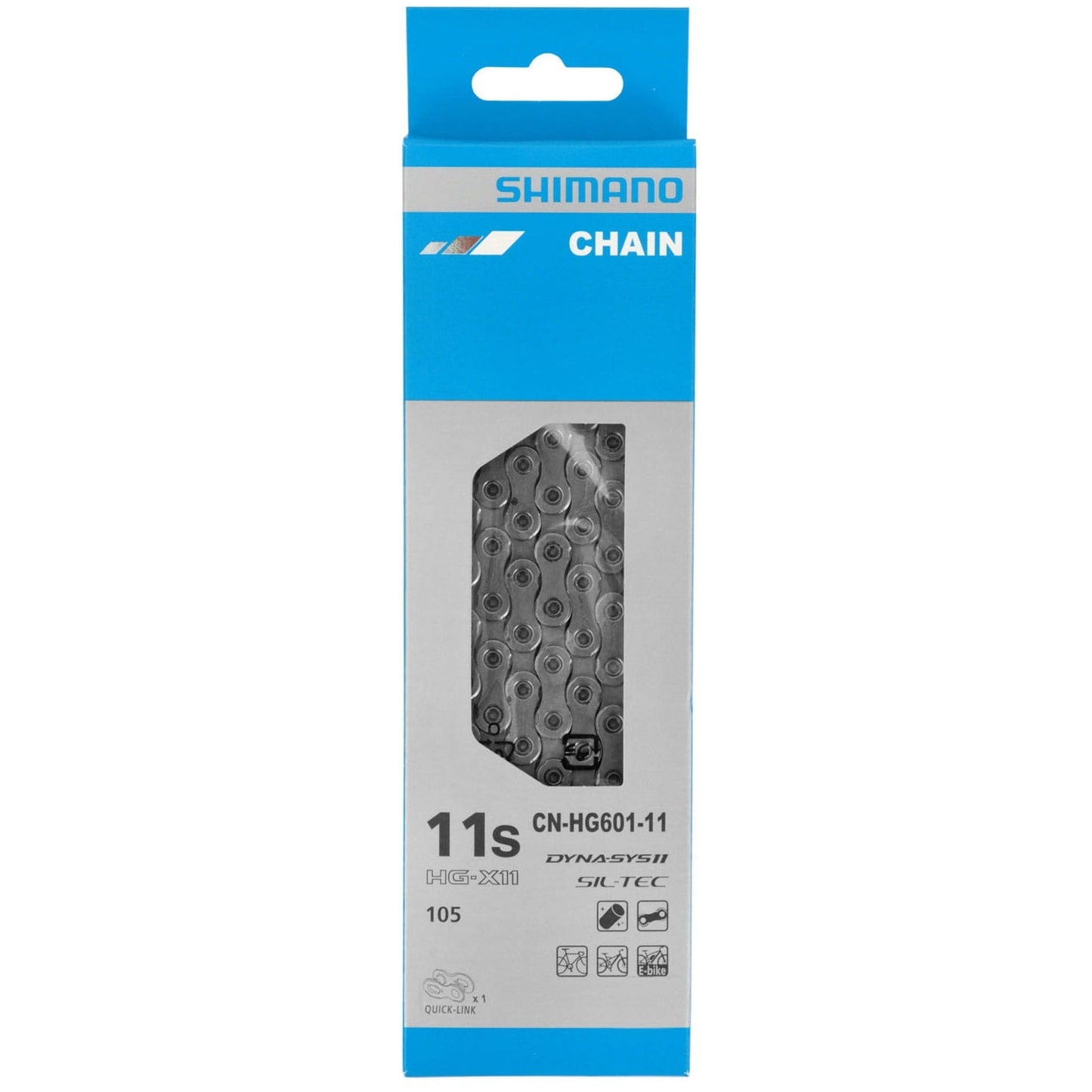 Cadena Shimano 105/Deore SXL 11v CN-HG601-11 116e con Quick Link