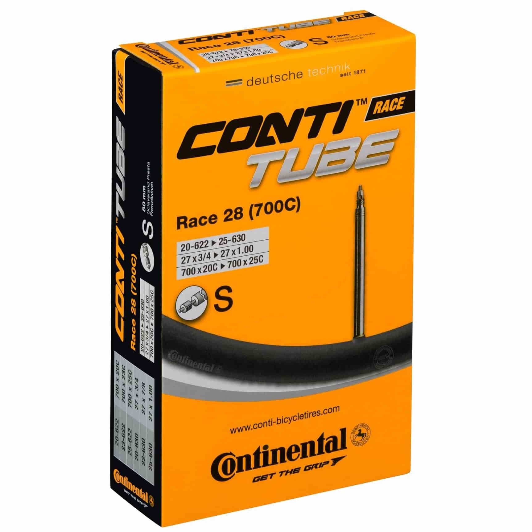 Continental Cámara de Aire - Race - 28" (700x20/25c) Presta 60mm