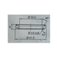 Rodamiento FSA TH-870E 1-1/8 - MR121 30,5x41,8x8mm - 45º/45º