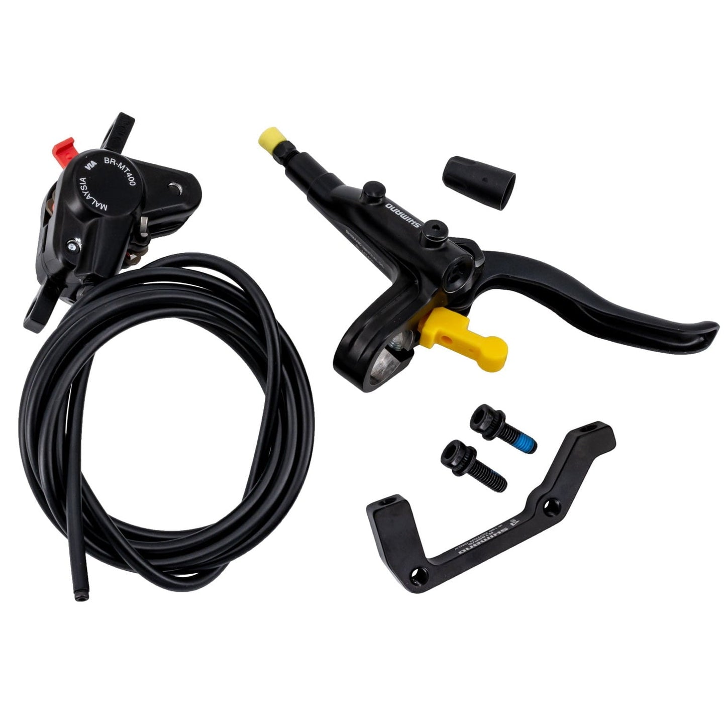 SHIMANO Freno de Disco DEORE BL-MT401 + BR-MT400 (trasero 1750mm)